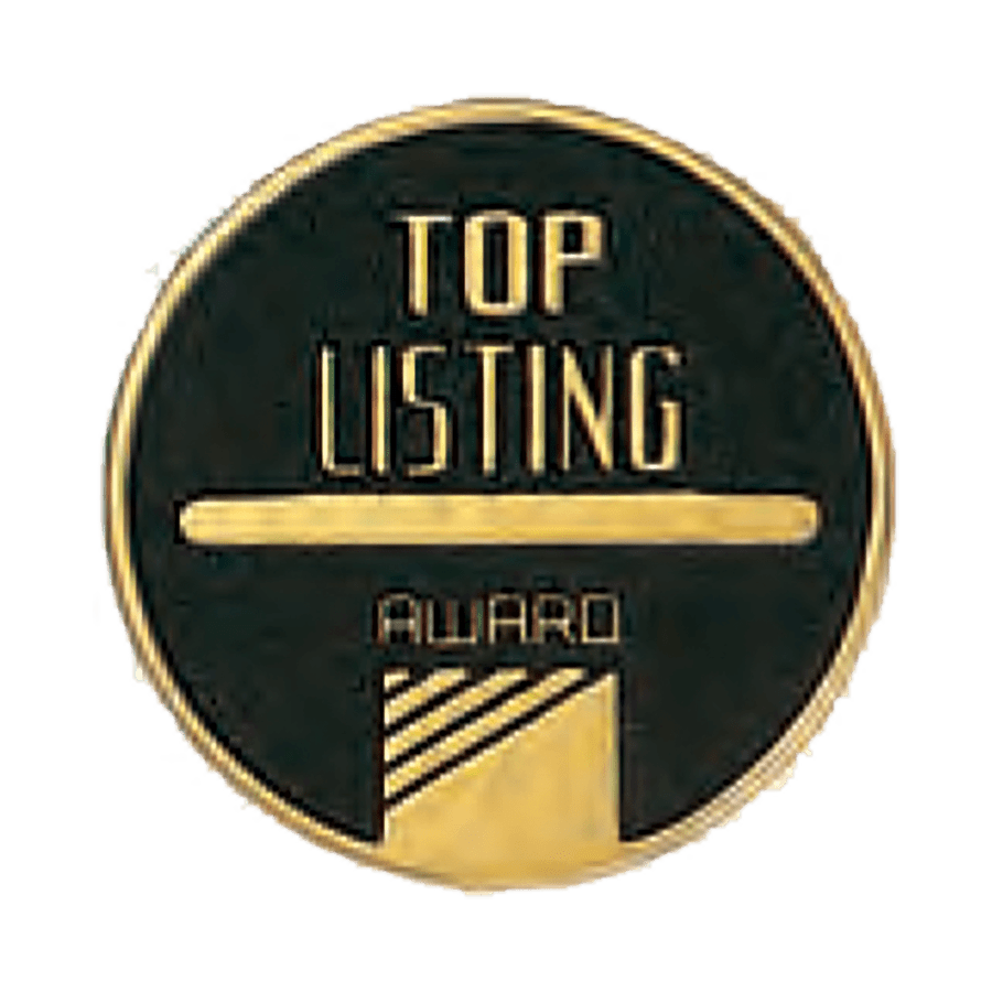 2.5″TOP LISTING MEDALLION