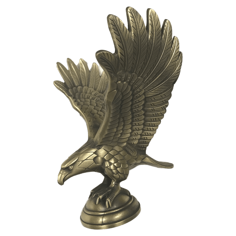 6.75″ANTQ BRNZ MTL EAGLE