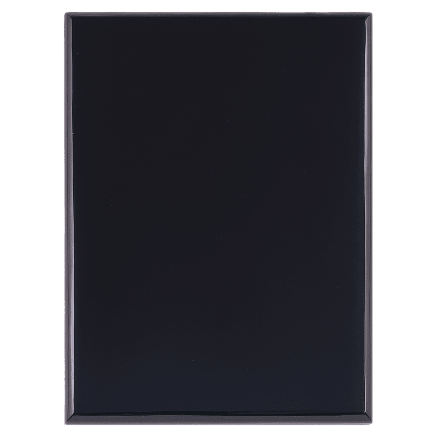 9X12 BLACK PIANO PLAQUE