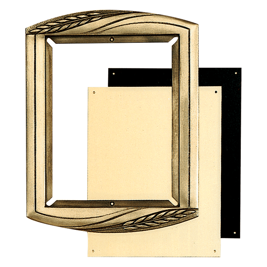 9.5X12 ANTQ BRZ MTL FRAME