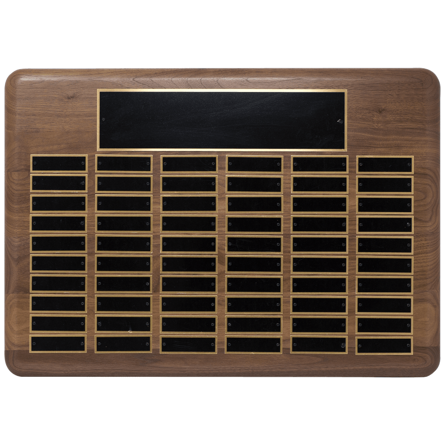 60 PLT WALNUT PERP PLAQUE