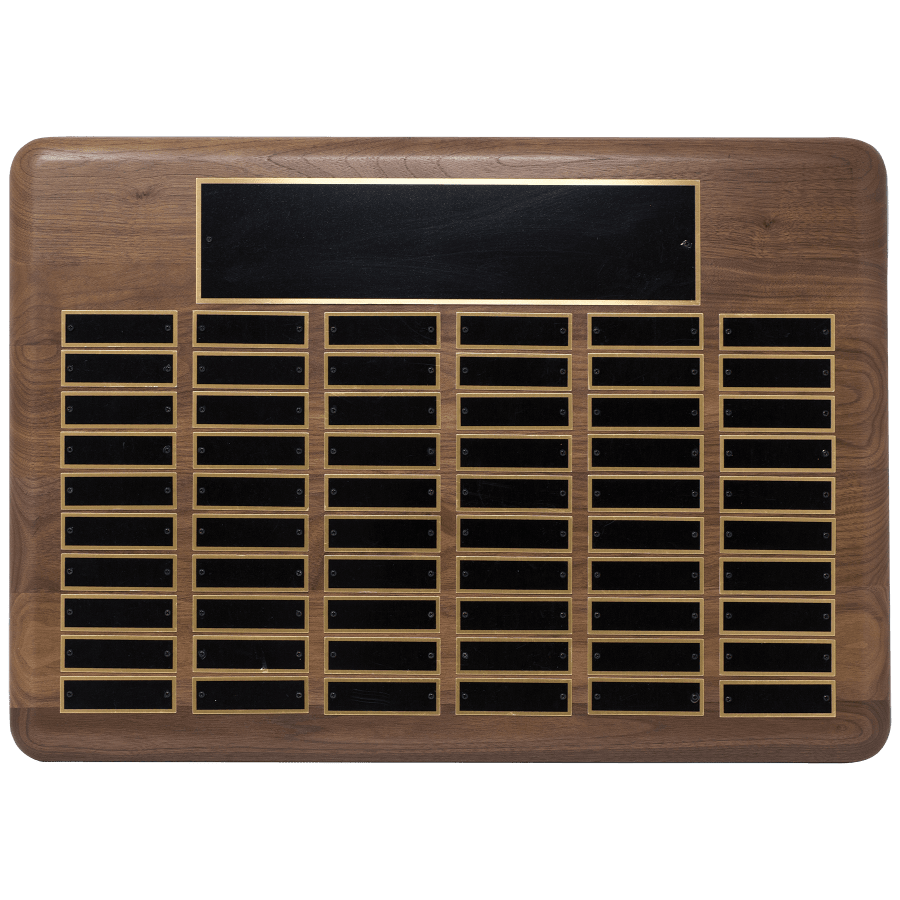 96 PLT WALNUT PERP PLAQUE