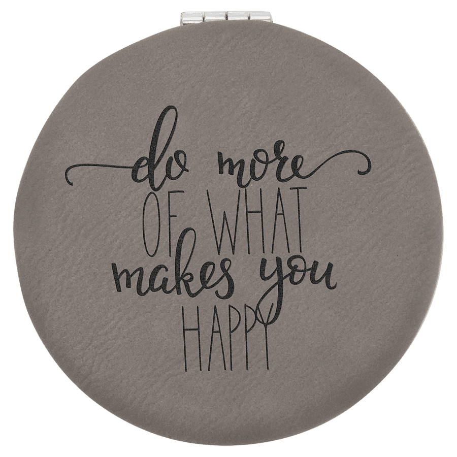 2.5″ GRAY COMPACT MIRROR