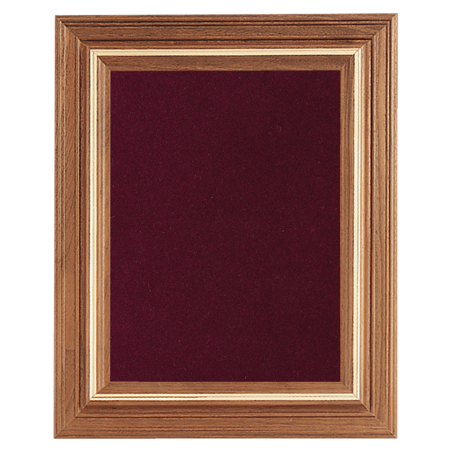 15X18 FRM W/MAROON VELOUR