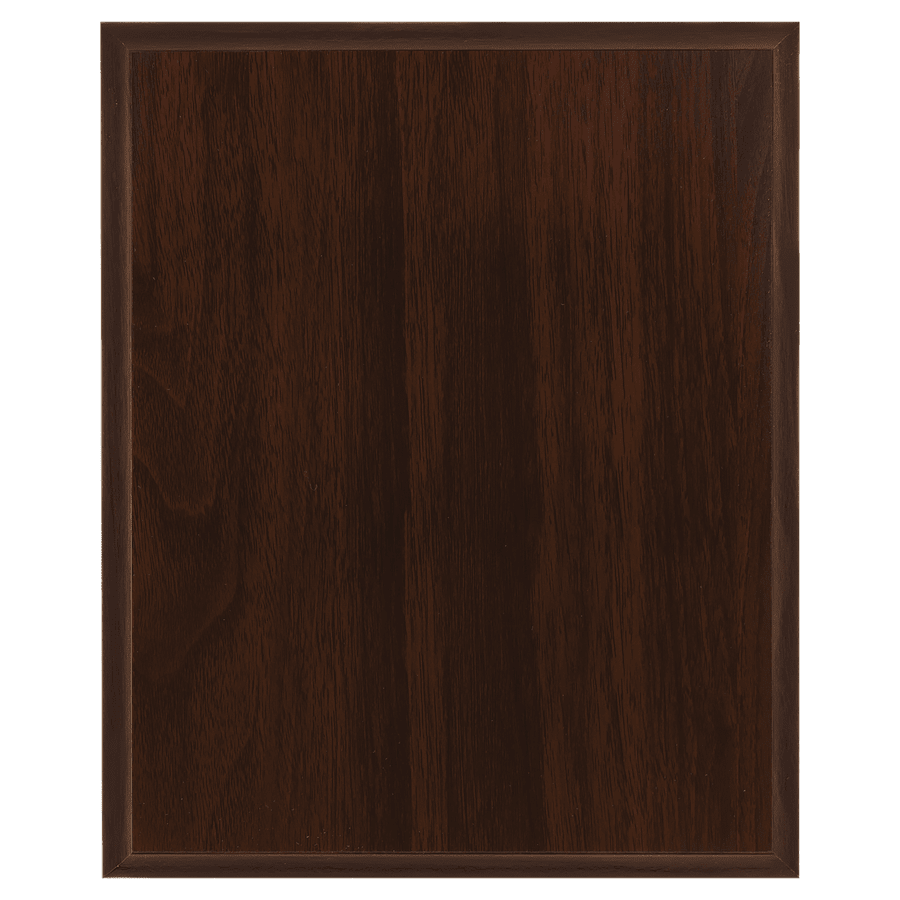 10.5X13 MAHOGANY FIN PLQ