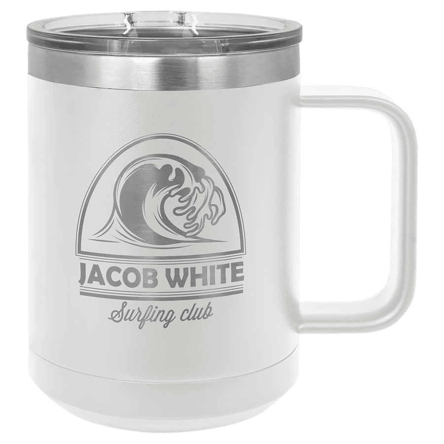 15 OZ WHT POLAR CAMEL MUG