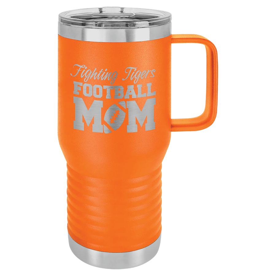 20 OZ ORANGE P.C.TRVL MUG