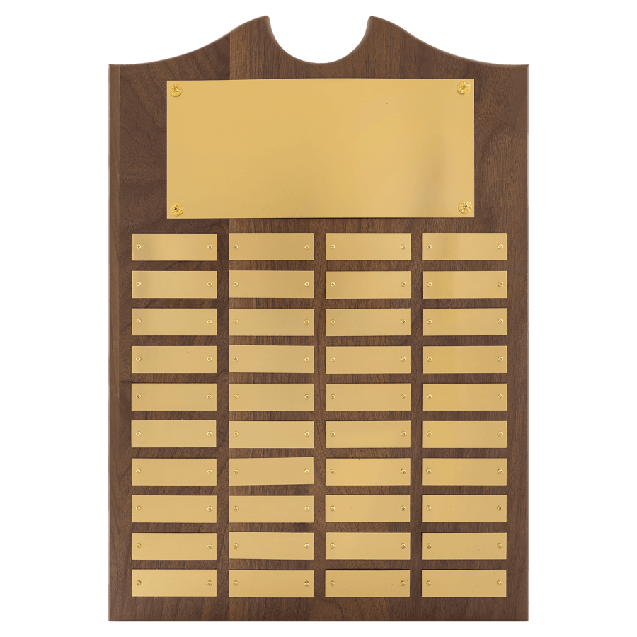 40 PLT WALNUT PERP PLQ