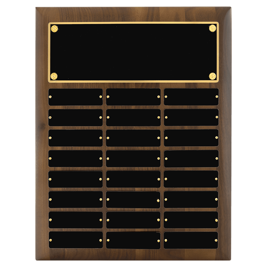 24 PLT WALNUT PERP PLQ