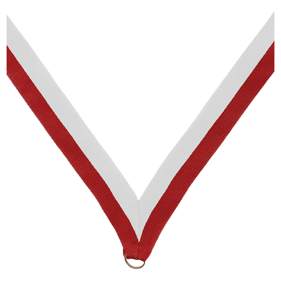 7/8X32 V SEWN RED/WHT RIB