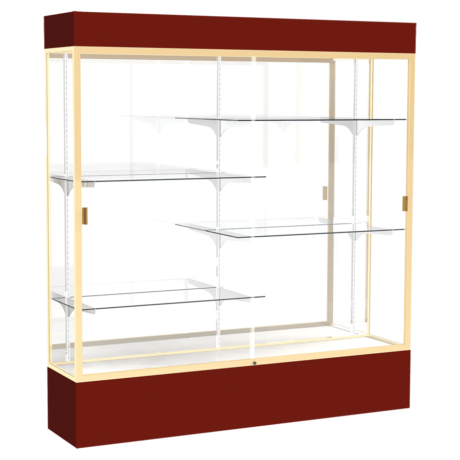 80X72X16″MAROON LMNT FNSH