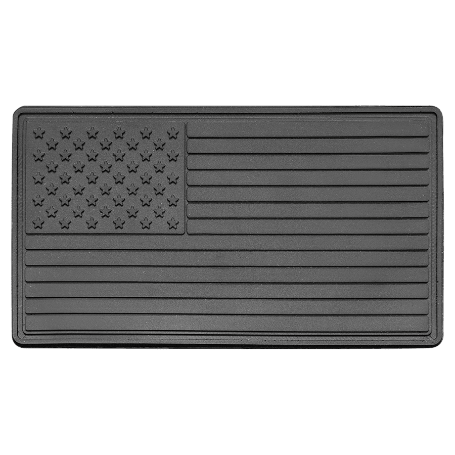 3.25X1.75″ BLK AMRCN FLAG