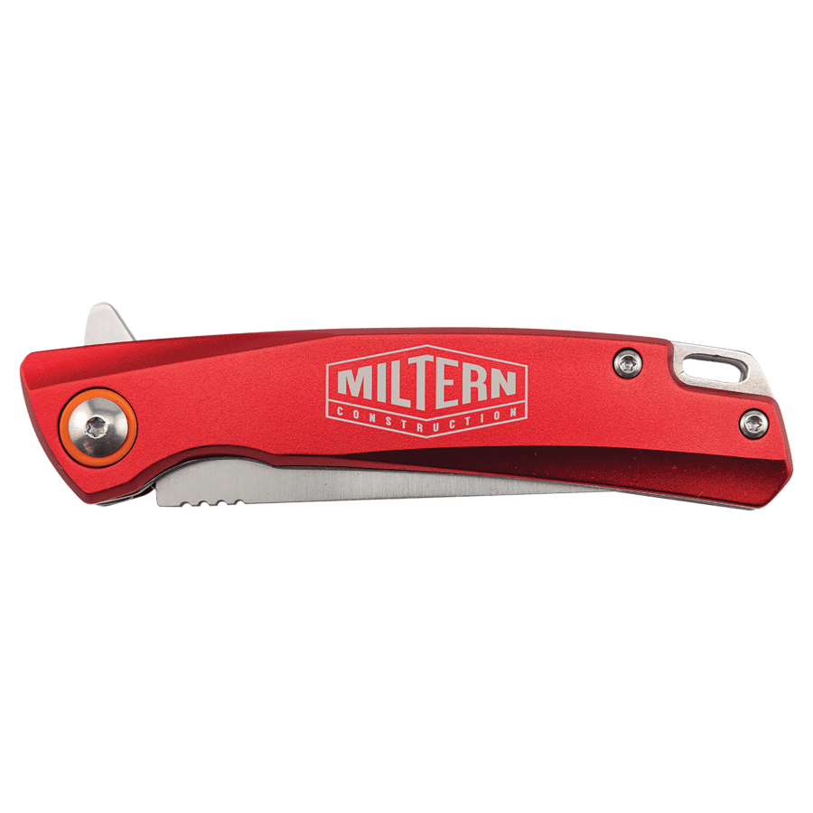4″RED EVRY DAY CARRY KNIF