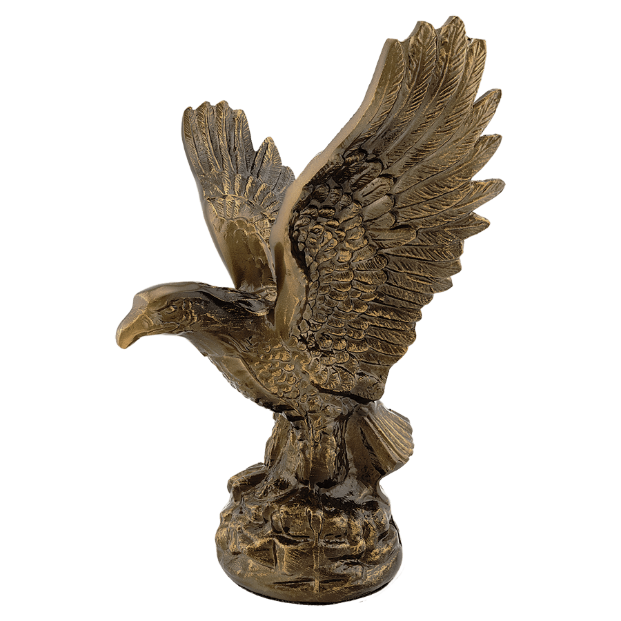 11″ METAL EAGLE WINGS UP