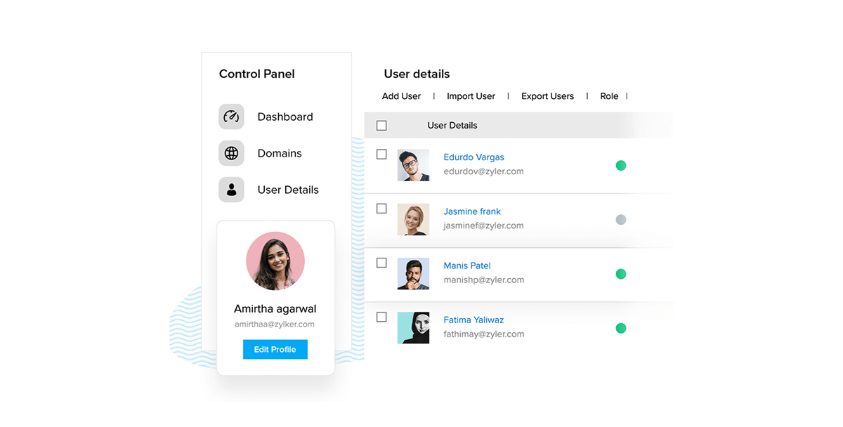 Business Mail Dashboard