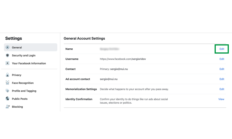 Facebook Settings Facebook Settings