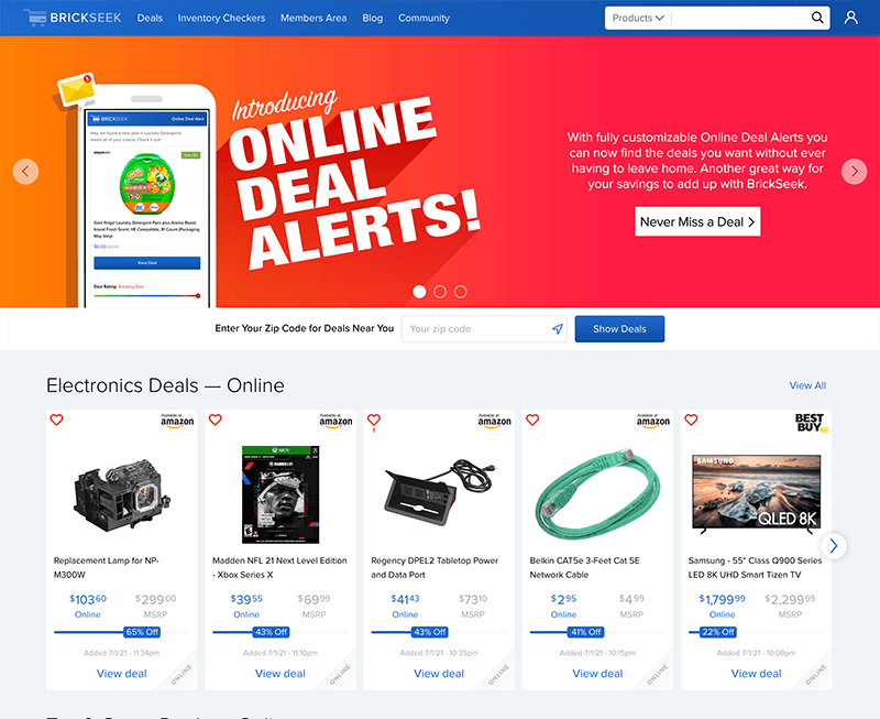 Brickseek Home Page Brickseek Home Page