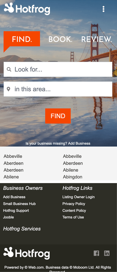 HotFrog Business Directory