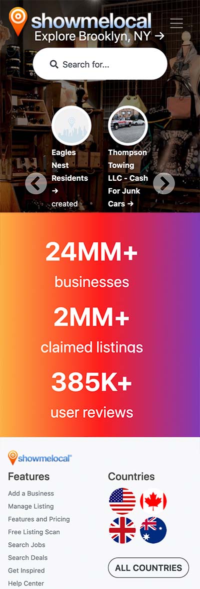 ShowMeLocal Business Directory ShowMeLocal Business Directory