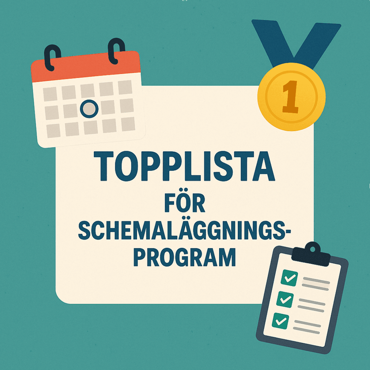 Topplista: Bästa schemaläggningsprogrammen