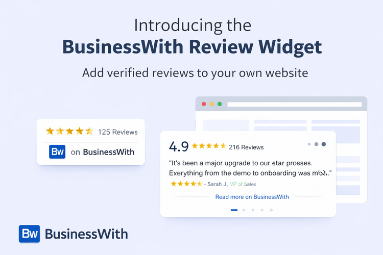 Introducing the BusinessWith Review Widget