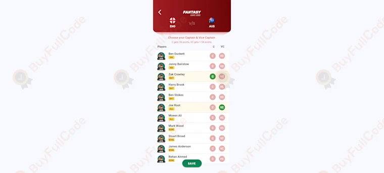 Fantasy cricket Game with Source Code | unity game source code for sell : BUYFULLCODE