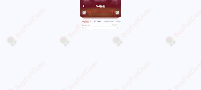 Fantasy cricket Game with Source Code | unity game source code for sell : BUYFULLCODE