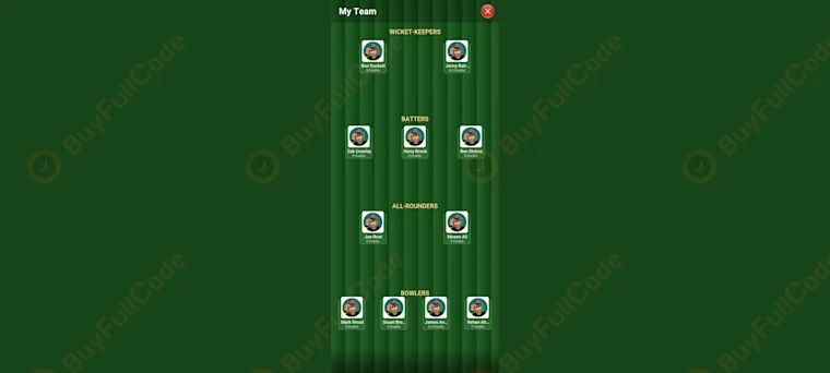 Fantasy cricket Game with Source Code | unity game source code for sell : BUYFULLCODE