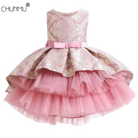 Baby Girls Clothes Elegant Lace Jacquard ...