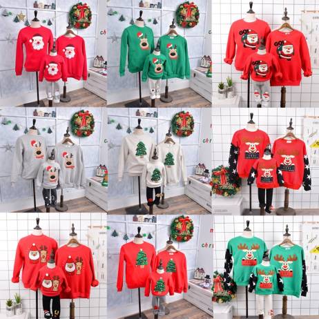 Jersey Christmas Sweater Family Look Year...