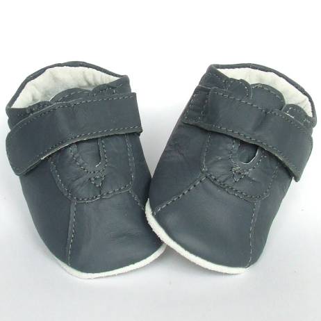 Babyschoentjes Babyschoentjes Leer Classic Stone