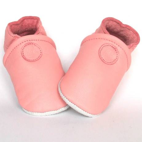 Babyschoentjes Leren Slofje Basic Pink