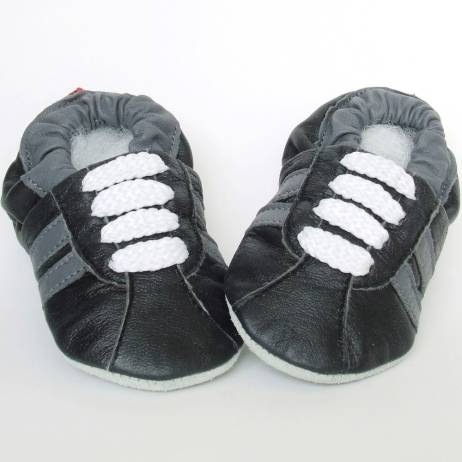 Babyschoentjes Retro Black