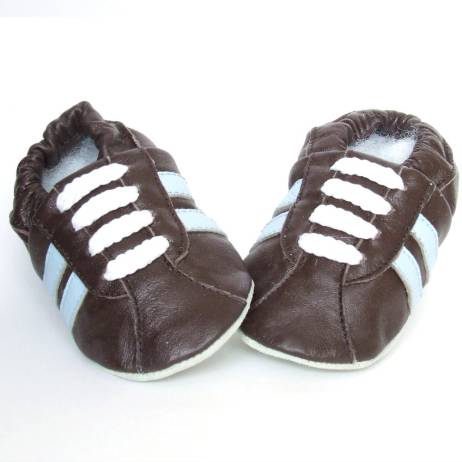 Babyschoentjes Retro Choco Blue