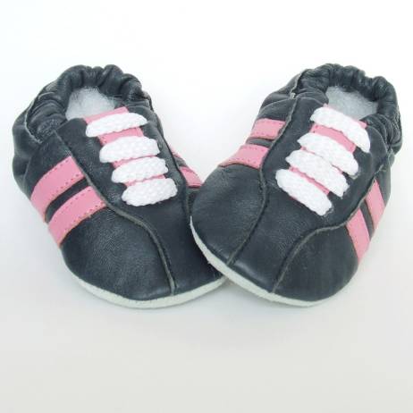 Babyschoentjes Retro Marine Pink