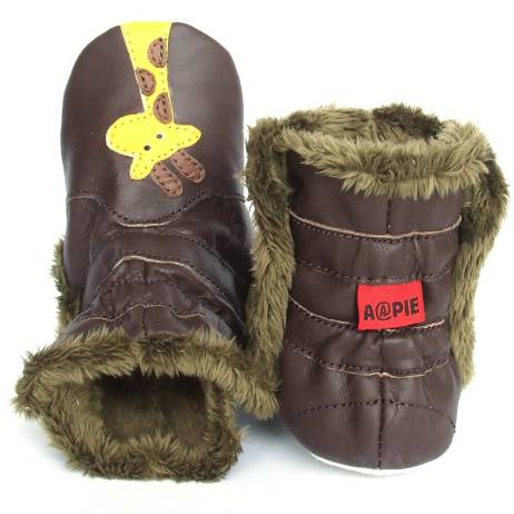 Babyschoentjes Winterboot Giraffe
