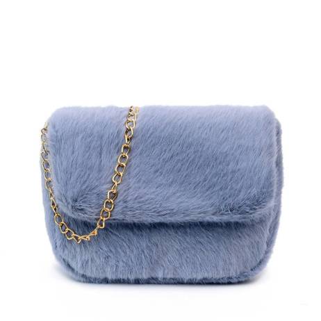 Faux Fur Crossbody Bags for Women Autumn Winter Plush Purses and Handbags Female Phone Shoulder Bag Girls Wallet