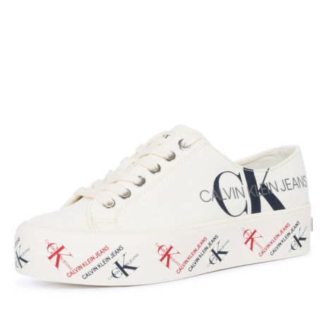 Calvin Klein Zamira Dames Sneaker Wit Maat 38