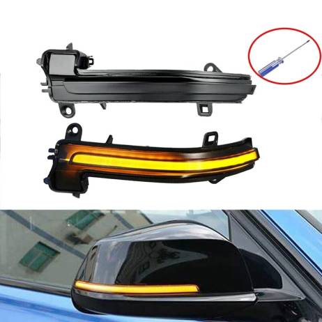 Car LED Dynamic Rearview Mirror Light Tur...