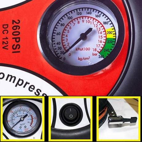 260 PSI Motors Automotive Tool Car Pump P...