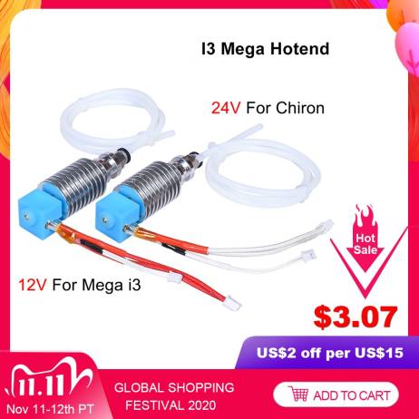 I3 Mega Hotend 12V 24V Bowden Extruder V5...