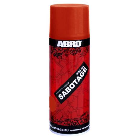 Paint spray sabotage 6 (orange-red) Abro ...
