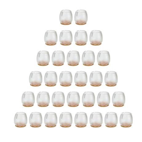 TOP!-32 Pack Chair Leg Floor Protectors f...