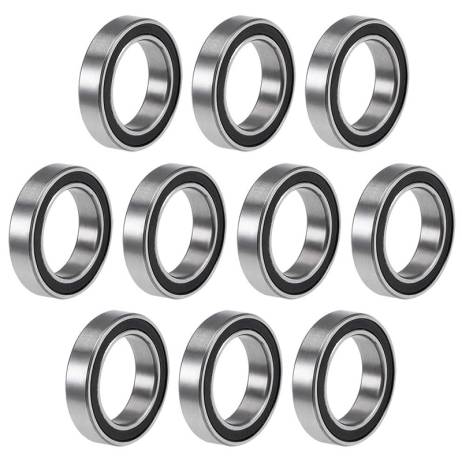10PCS 6701-2RS 12X18X4 mm Miniature Doubl...