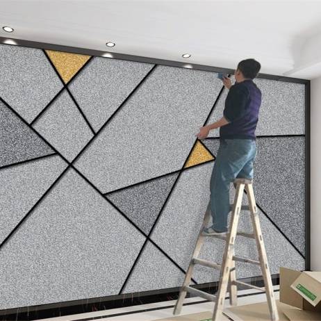 Custom 3D photo wallpaper Nordic minimali...