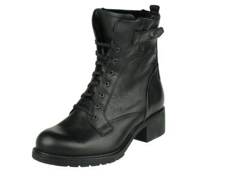 durea-comfort-halfhoge-veterboot-damesschoenen-maat-4-5-7-raggrinzito-wax-zwart(20975)