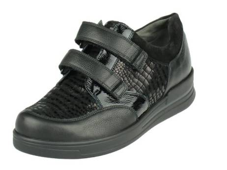 durea-comfort-lage-dames-klittenbandschoen-damesschoenen-maat-5-5-7-5-s-kalf-zwart(20995)