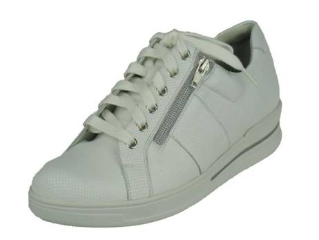 durea-comfort-sportieve-lage-dames-veterschoen-damesschoenen-maat-8-wit-perfo(19995)