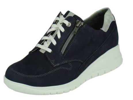 durea-comfort-sportieve-lage-dames-veterschoen-met-rits-damesschoenen-maat-5-6-7-donker-baluw(20995)