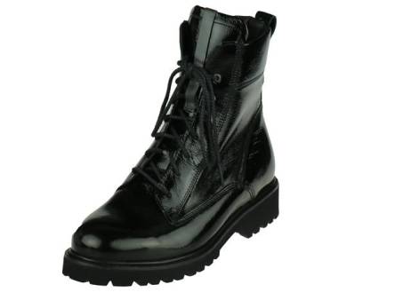 durea-comfortabele-halfhoge-stoere-dames-veterboot-damesschoenen-maat-5-5-zwart-lak(19975)